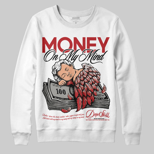 Jordan 12 Retro Flu Game (2025) DopeSkill Sweatshirt MOMM Graphic Streetwear - White