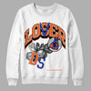 Dunk Low Futura Orange Blaze DopeSkill Sweatshirt Loser Lover Graphic Streetwear - White