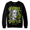 Dunk Low 'Chlorophyll' DopeSkill Sweatshirt Money Don't Lie Graphic Streetwear - Black