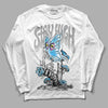 Dunk Low ‘Pure Platinum’ DopeSkill Long Sleeve T-Shirt Stay High Graphic Streetwear - White