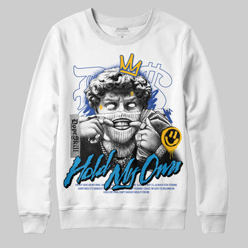 Royal Blue Sneakers DopeSkill Sweatshirt In My Way Graphic Streetwear - White