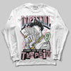 Jordan 4 Retro Valentine's Day (2026) (GS) DopeSkill Long Sleeve T-Shirt Sorry I've Been Trappin Graphic Streetwear - White