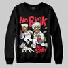 Jordan 11 Retro 285 Atlanta DopeSkill Sweatshirt No Risk No Story Graphic Streetwear - Black