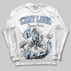 Jordan 4 WMNS 'Forget Me Not' DopeSkill Long Sleeve T-Shirt Cant Lose Graphic Streetwear - White