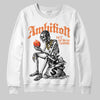 Orange, Black and White Sneakers DopeSkill Sweatshirt Ambition Graphic Streetwear - White