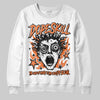 Orange, Black and White Sneakers DopeSkill Sweatshirt Root of Evil Graphic Streetwear - White