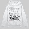 Jordan 3 OG “Black Cement” DopeSkill Hoodie Sweatshirt Money Is Our Motive Typo Graphic Streetwear - WHite