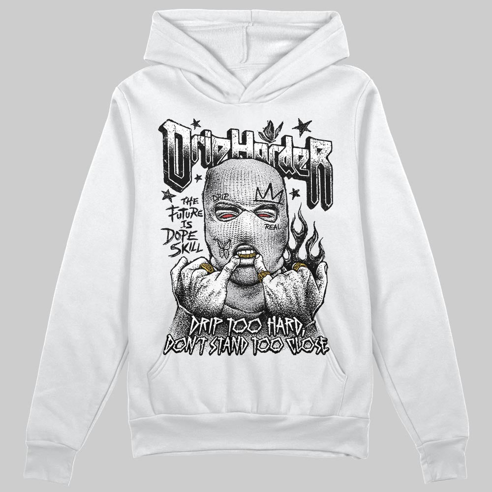 Grey Sneakers DopeSkill Hoodie Sweatshirt Drip Harder Graphic Streetwear  White
