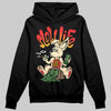 Red Sneakers DopeSkill Hoodie Sweatshirt Slow Life Graphic Streetwear - Black