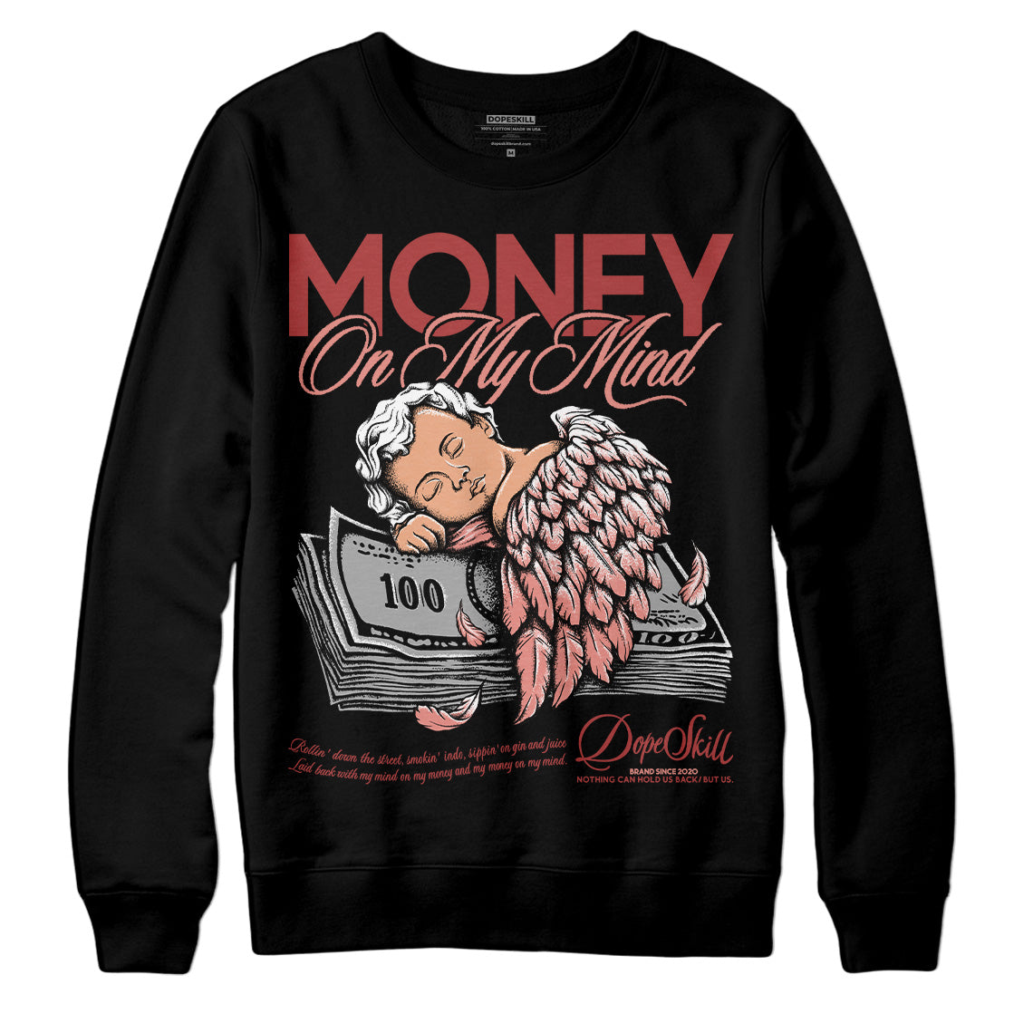 Jordan 13 “Dune Red” DopeSkill Sweatshirt MOMM Graphic Streetwear - Black