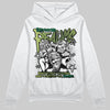 Foamposite Pro 'Pine Green' DopeSkill Hoodie Sweatshirt Distorted Realms Graphic Streetwear - White