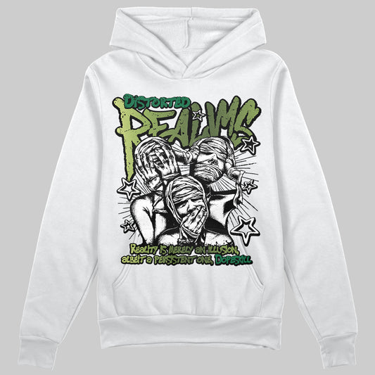 Foamposite Pro 'Pine Green' DopeSkill Hoodie Sweatshirt Distorted Realms Graphic Streetwear - White