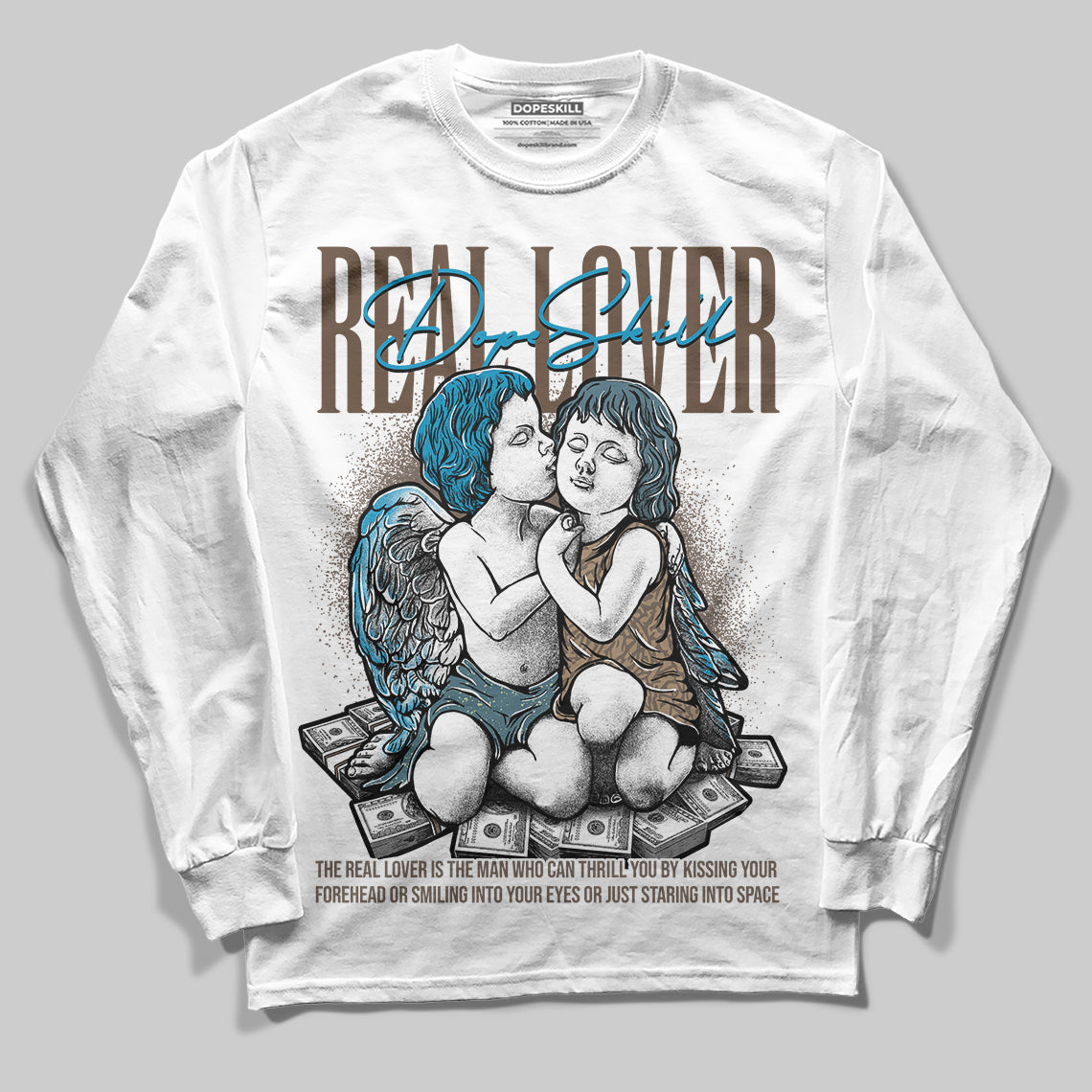 Jordan 3 GS “We Outside” DopeSkill Long Sleeve T-Shirt Real Lover Graphic Streetwear - White