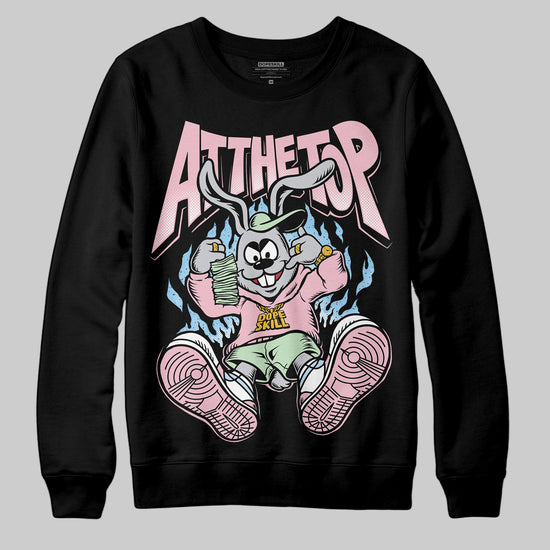 Jordan 4 Retro Valentine's Day (2026) (GS) DopeSkill Sweatshirt At The Top Graphic Streetwear - black