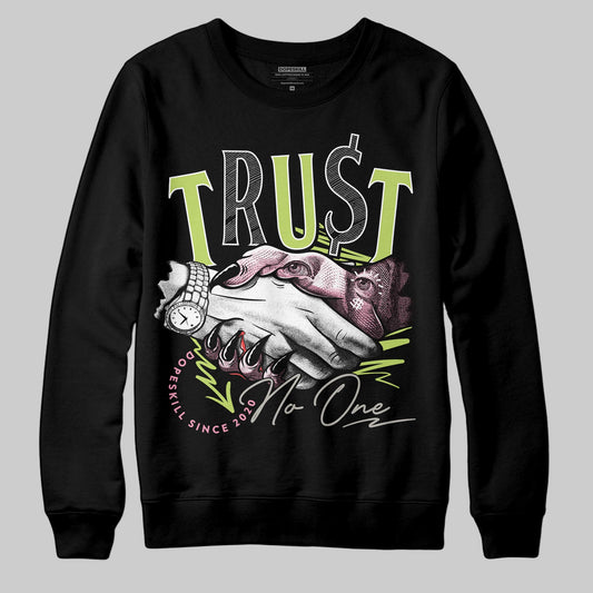 Chase B x Travis Scott x Jordan Jumpman Jack DopeSkill Sweatshirt Trust No One Graphic Streetwear - Black