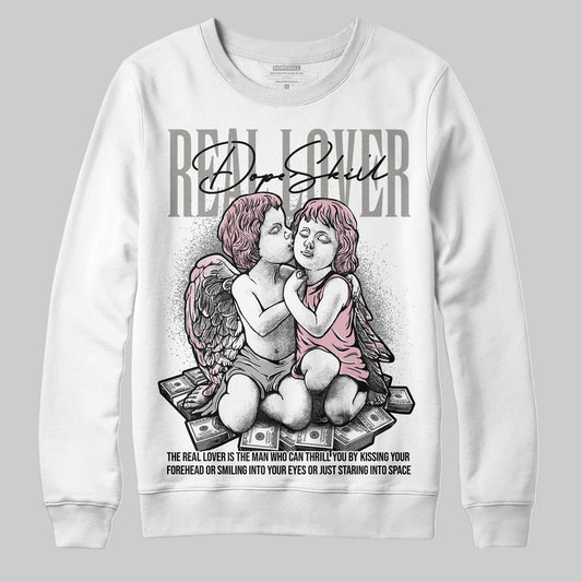Air Max 95 OG “Pink Foam” DopeSkill Sweatshirt Real Lover Graphic Streetwear - White 