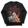 Jordan 13 “Dune Red” DopeSkill Long Sleeve T-Shirt New No Days Off Graphic Streetwear - Black