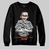 Orange Sneakers DopeSkill Sweatshirt Scared Money Don't Make No Money Graphic Streetwear - black