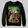 Green Sneakers DopeSkill Sweatshirt NeverFull Graphic Streetwear - Black