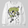 Jordan 4 GS “Light Lemon Twist” DopeSkill Sweatshirt Nevermind Graphic Streetwear - White