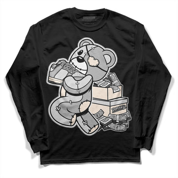 Dunk Low Cool Grey DopeSkill Long Sleeve T-Shirt Bear Steals Sneaker Graphic Streetwear - Black