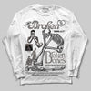 Jordan 4 Retro Cave Stone DopeSkill Long Sleeve T-Shirt Broken Bones Graphic Streetwear - White