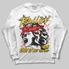 Yellow Sneakers DopeSkill Long Sleeve T-Shirt Got It Out The Mud Graphic Streetwear - White