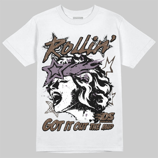 A Ma Maniére x Air Jordan 4 “Dark Mocha” DopeSkill T-Shirt Got It Out The Mud Graphic Streetwear - White