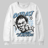 University Blue Sneakers DopeSkill Sweatshirt Outlast Graphic Streetwear - White 