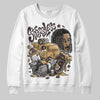 Jordan 5 “Earth/Metallic Gold” DopeSkill Sweatshirt Stressless Graphic Streetwear - White