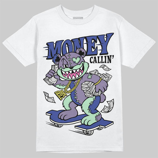 Jordan 1 Retro Low OG Zion Williamson Voodoo Alternate DopeSkill T-Shirt Money Callin' Graphic Streetwear - White 