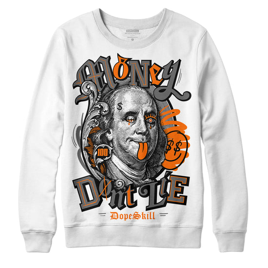 Jordan 3 Retro 'Fear Pack' DopeSkill Sweatshirt Money Don't Lie Graphic Streetwear - White