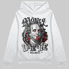 Jordan 11 “Bred Velvet” DopeSkill Hoodie Sweatshirt Money Don't Lie Graphic Streetwear - White