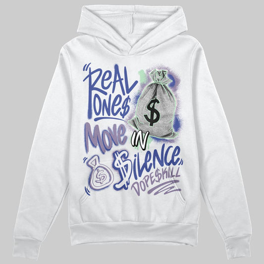 Jordan 1 Retro Low OG Zion Williamson Voodoo Alternate DopeSkill Hoodie Sweatshirt Real Ones Move In Silence Graphic Streetwear - White