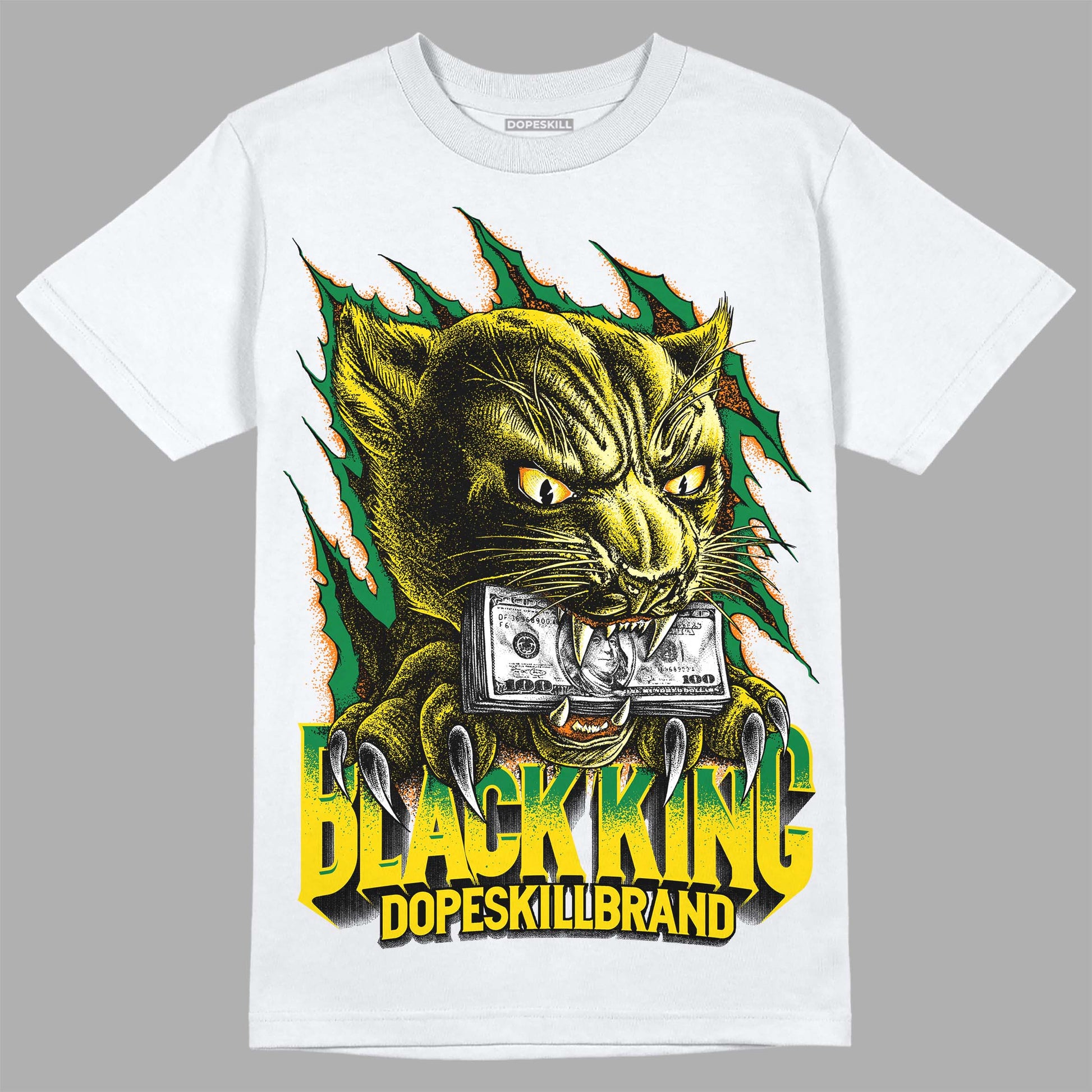 Dunk Low Reverse Brazil DopeSkill T-Shirt Black King Graphic Streetwear - White