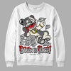 Jordan 3 “Off Noir” DopeSkill Sweatshirt Born To Be Rich Graphic Streetwear - White