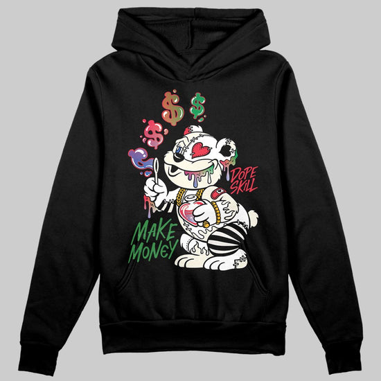 Jordan 11 Retro 285 Atlanta DopeSkill Hoodie Sweatshirt Make Money Graphic Streetwear - Black