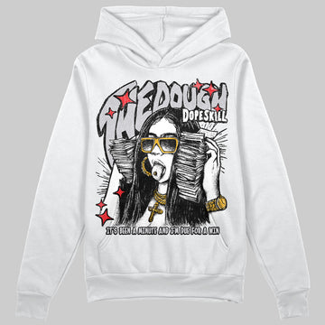 Grey Sneakers DopeSkill Hoodie Sweatshirt The Dough Graphic Streetwear - White