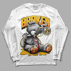 Yellow Sneakers DopeSkill Long Sleeve T-Shirt Sick Bear Graphic Streetwear - White