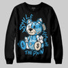 Jordan 1 High OG “UNC” Reimagined DopeSkill Sweatshirt Smile Through The Pain Graphic Streetwear - Black