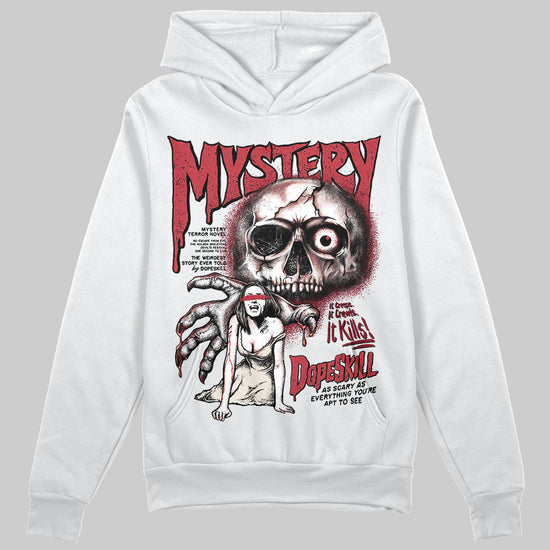 Jordan 4 “Sierra Red" DopeSkill Hoodie Sweatshirt Mystery Ghostly Grasp Graphic Streetwear - White