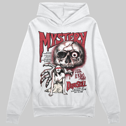 Jordan 4 “Sierra Red" DopeSkill Hoodie Sweatshirt Mystery Ghostly Grasp Graphic Streetwear - White
