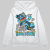 Jordan 11 Retro Gamma Blue (2025) DopeSkill Hoodie Sweatshirt Born To Be Rich Graphic Streetwear - White