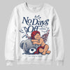 Jordan 4 SB “Summit White/Navy” DopeSkill Sweatshirt New No Days Off Graphic Streetwear - White