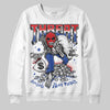 Jordan 3 “Seoul 2.0” DopeSkill Sweatshirt Threat Graphic Streetwear - White 