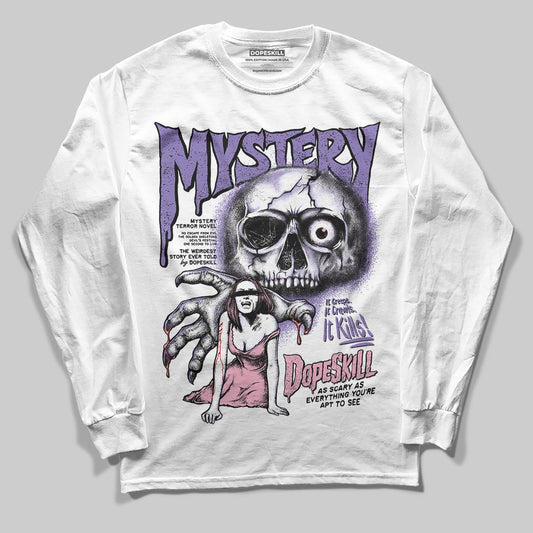 Jordan 11 "Mojave" DopeSkill Long Sleeve T-Shirt Mystery Ghostly Grasp Graphic Streetwear - White