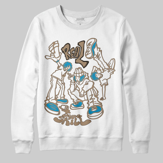 Jordan 3 GS “We Outside” DopeSkill Sweatshirt Real Y2K Players Graphic Streetwear - White