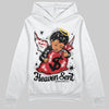 Jordan 11 “Bred Velvet” DopeSkill Hoodie Sweatshirt Heaven Sent Graphic Streetwear - White