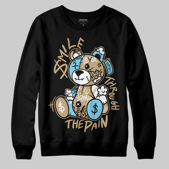 Jordan 11 City Pack “H-Town” DopeSkill Sweatshirt Smile Through The Pain Graphic Streetwear - Black