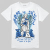 Jordan 12 “Blueberry” DopeSkill T-Shirt Angels Graphic Streetwear - White